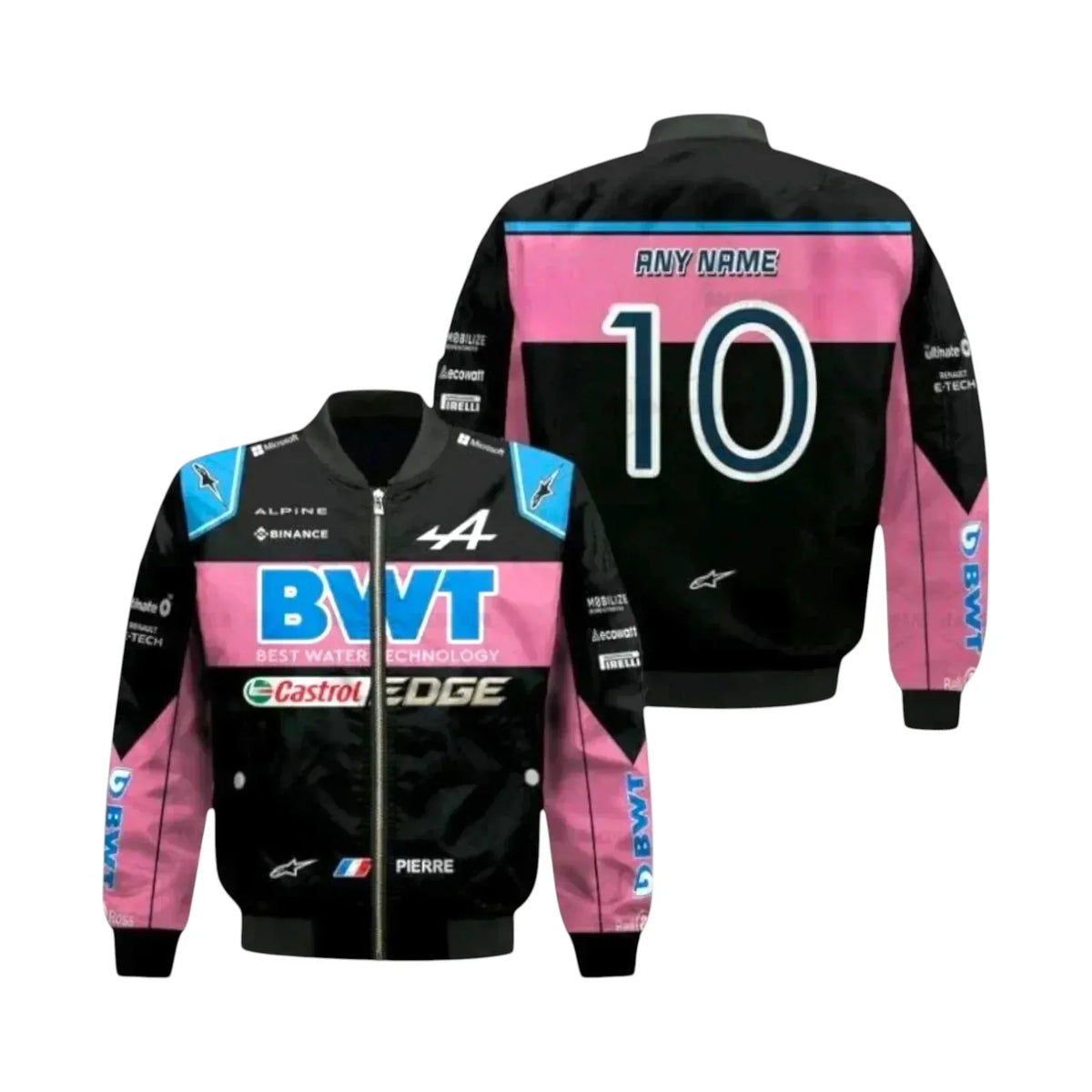 Brex 2023 Pierre Gasly Alpine F1 Racing Vintage Jacket - racing jacket, view 3 | Brex International