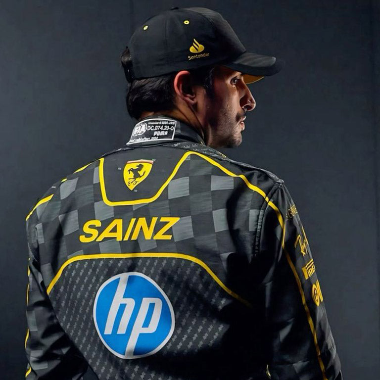Premium Formula 1 racing suit with authentic motorsport styling and craftsmanship.