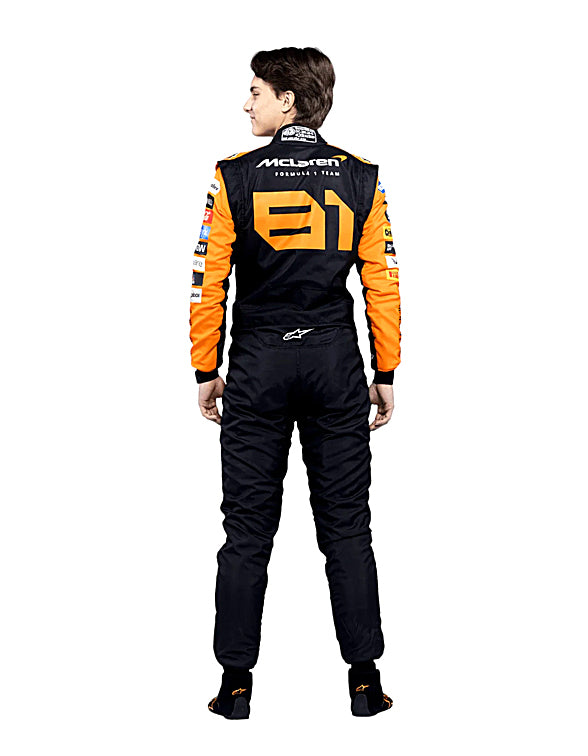 Premium McLaren Formula One racing suit inspired by Oscar Piastri's 2024 campaign.