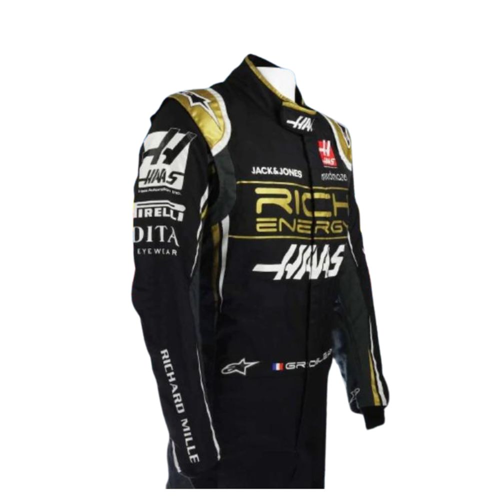 Formula 1 Race Suit Romain Grosjean Haas 2019 | Brex International