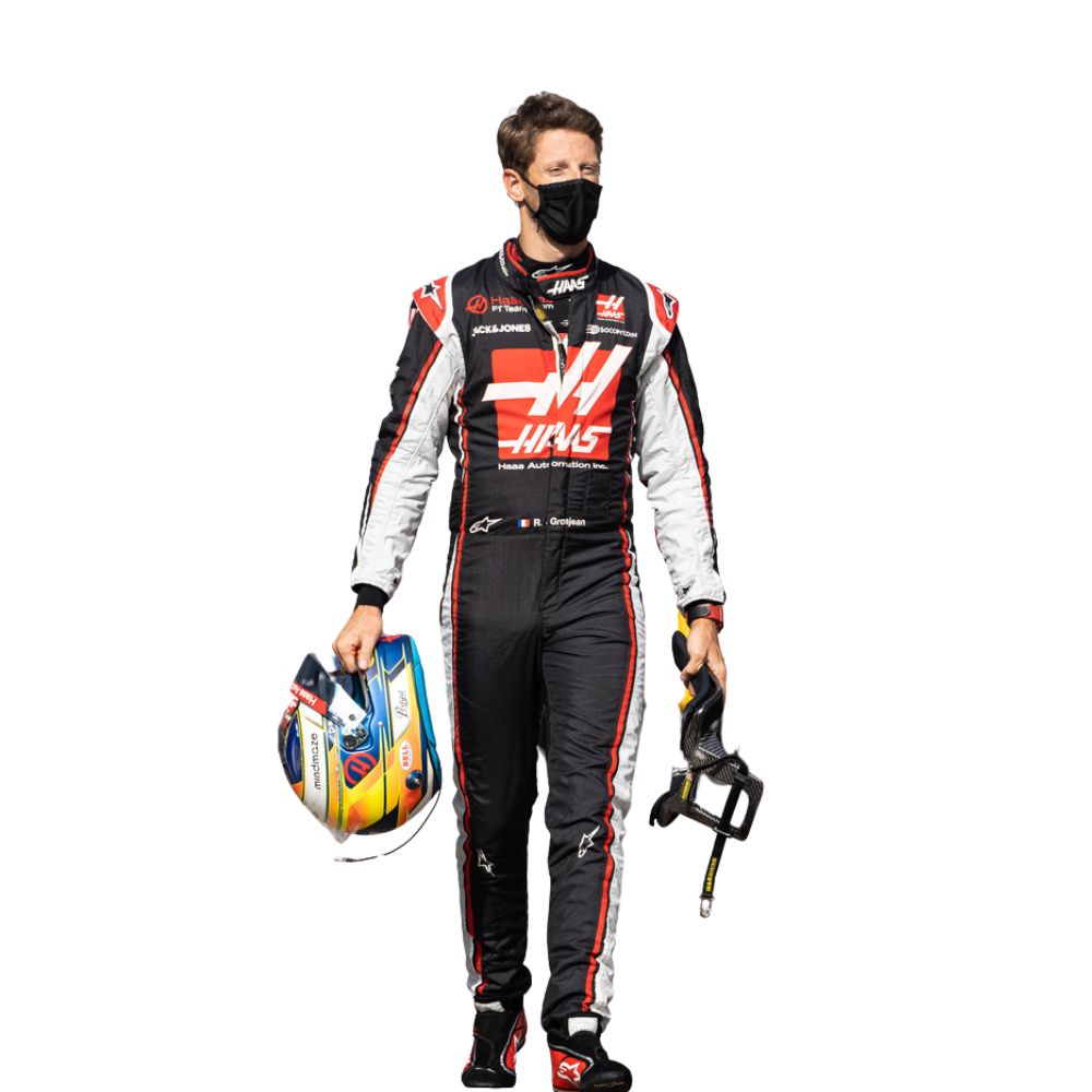 F1 Suit Replica Romain Grosjean Haas 2020 | Brex International