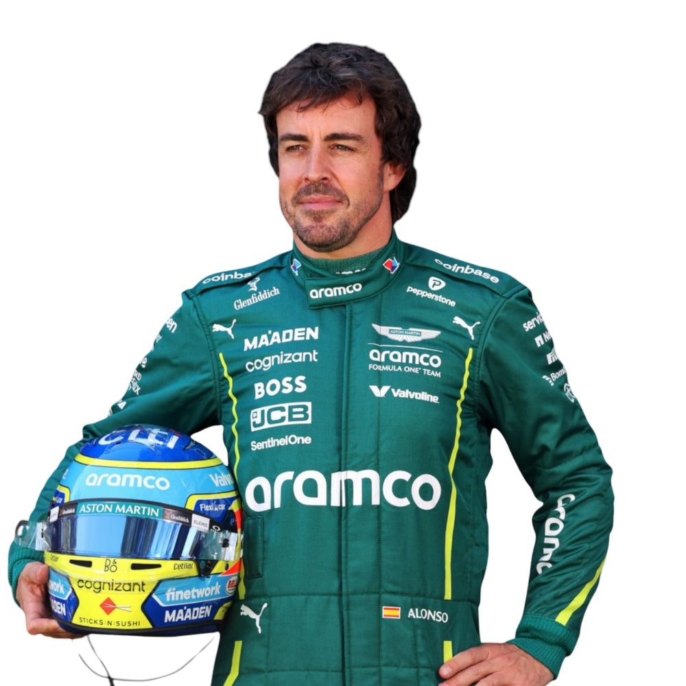 Fernando Alonso Aston Martin F1 Racing Suit 2025 | Brex International