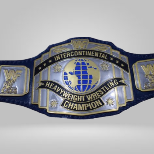 1990’s Era WWF Intercontinental Wrestling Title Championship Inspired Belt - photo 1 of 1 | Brex International
