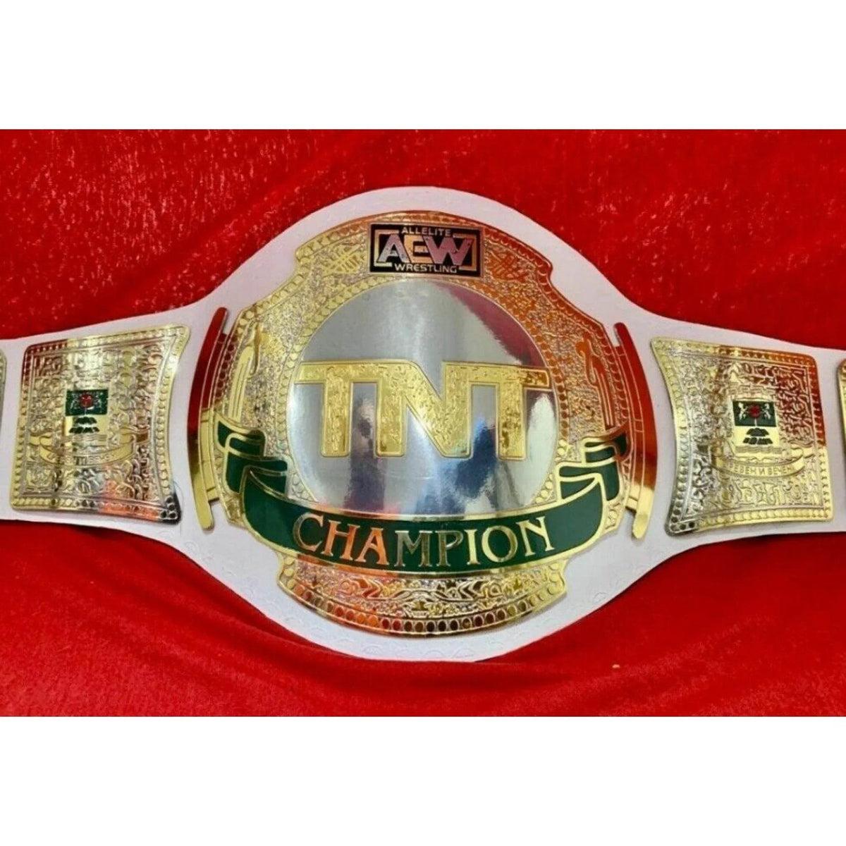 AEW TNT Championship Inspired Brass Plate Title Belt - photo 8 of 8 | Brex International