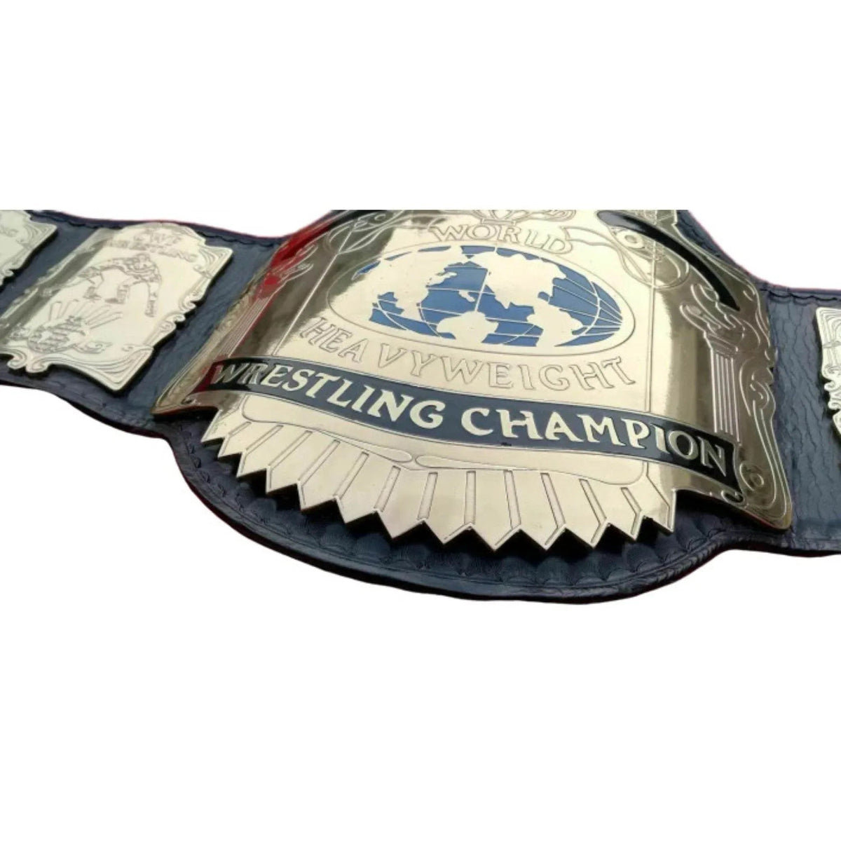 AWA Unified World Heavyweight Wrestling Championship Inspired Brass Belt - photo 4 of 4 | Brex International
