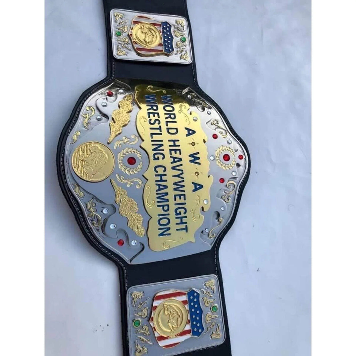 AWA World Heavyweight Championship Inspired Brass Collector Belt - photo 7 of 7 | Brex International
