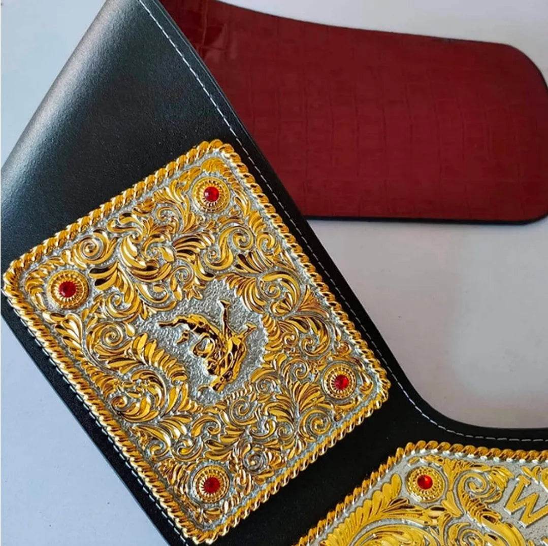 Big Gold World Die Cast Dual Plated Heavyweight Championship Inspired Belt - photo 12 of 12 | Brex International