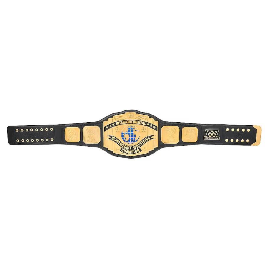 Black WWE Intercontinental Championship Inspired Collectible Title Belt - photo 2 of 2 | Brex International