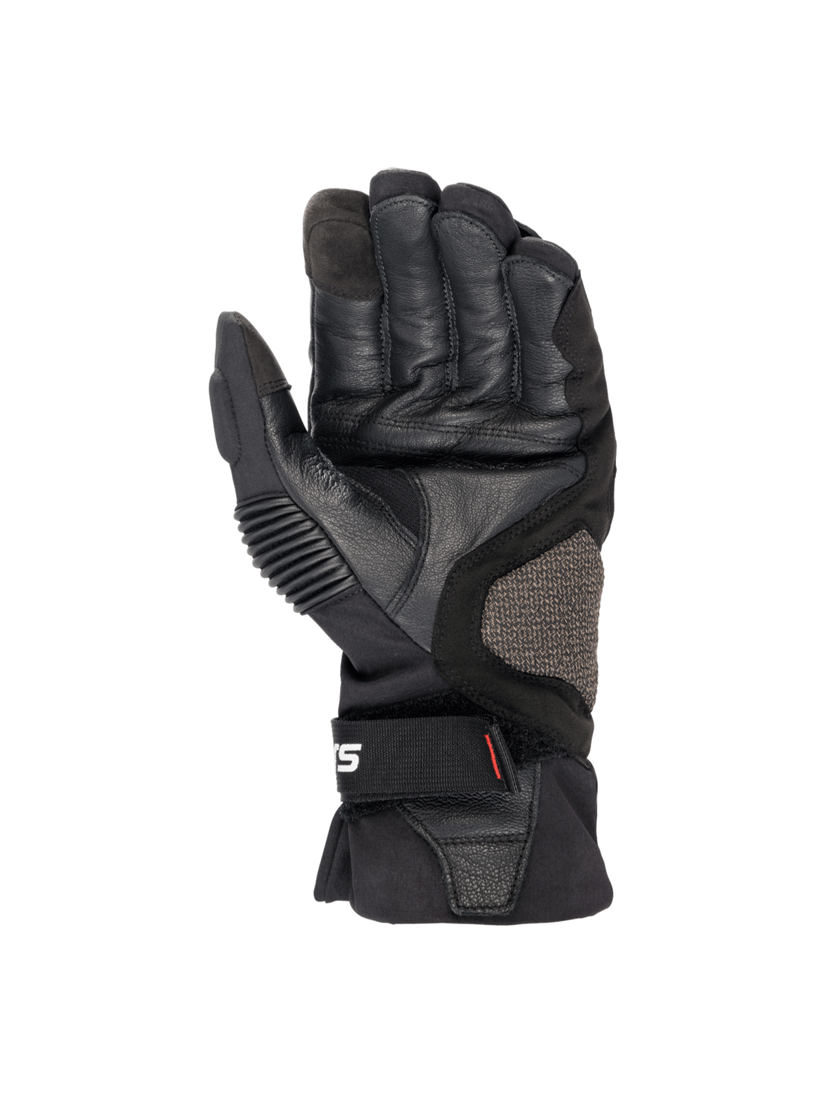 Boulder Gore-Tex Gloves - Black/Black - Alpinestars motorcycle gloves, view 2