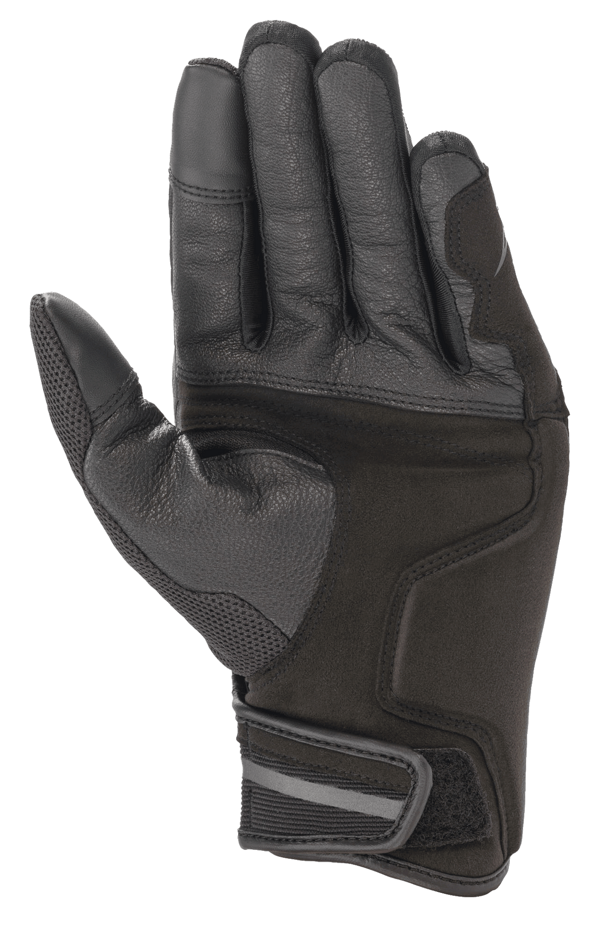 Chrome Gloves - Black/Tar Gray - Alpinestars motorcycle gloves, view 2