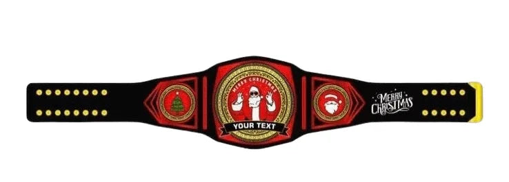 Customized Christmas Championship Inspired Collectible Title Belt - photo 7 of 7 | Brex International