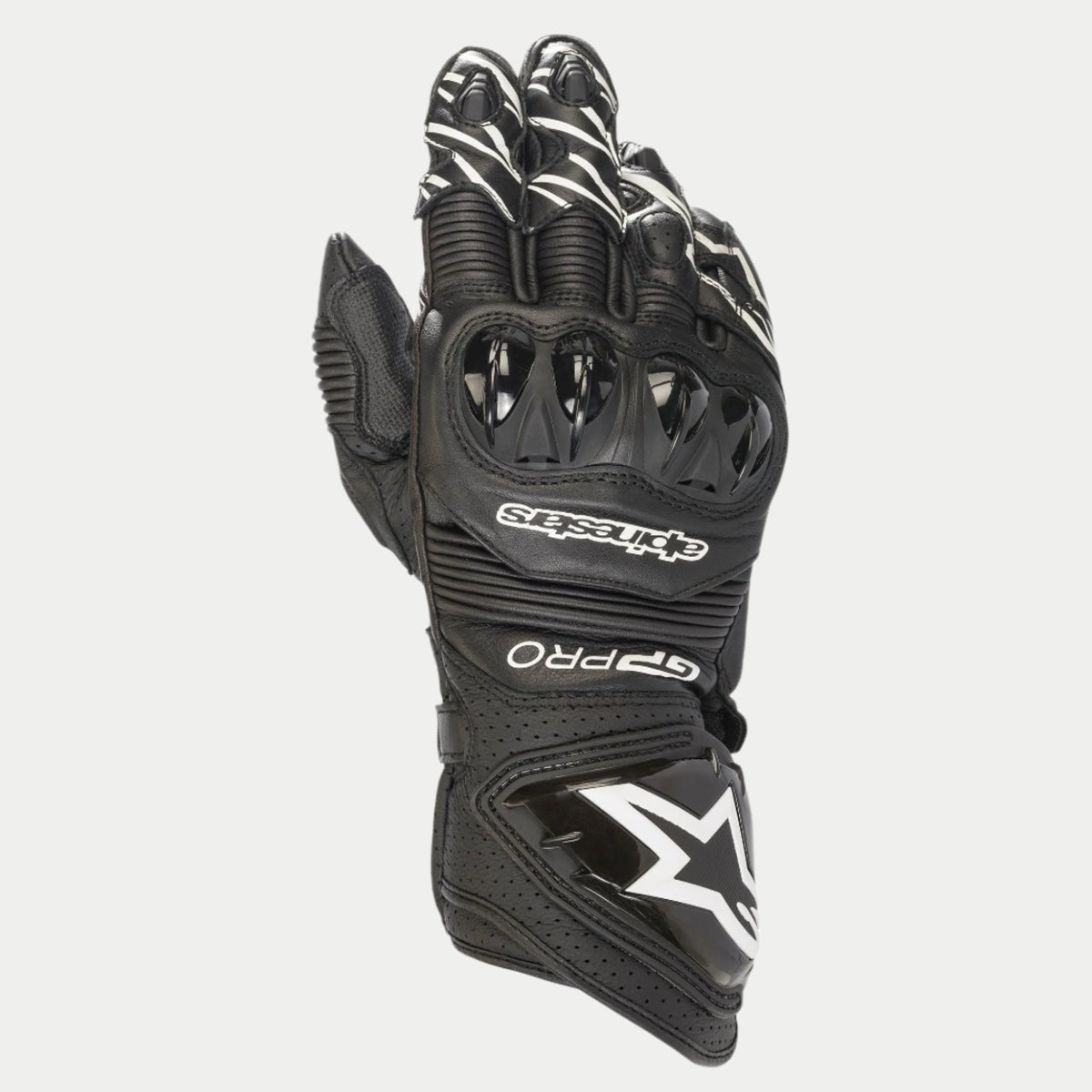 GP Pro RS3 Gloves - Black - Alpinestars motorcycle gloves, view 1