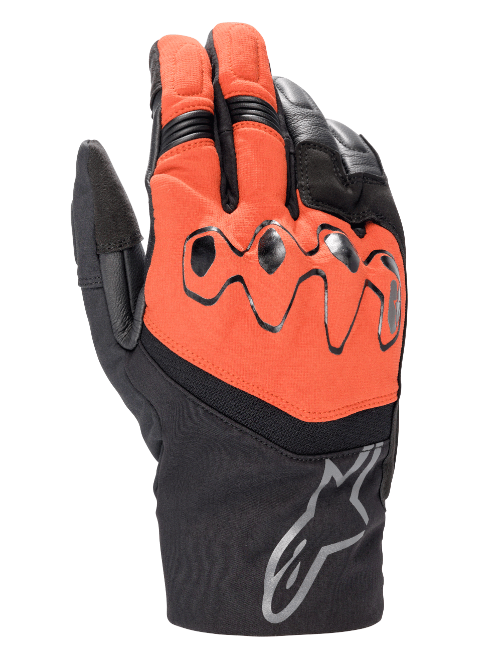 Hyde XT Drystar® XF Gloves - Fire Red/Black - Alpinestars motorcycle gloves, view 3