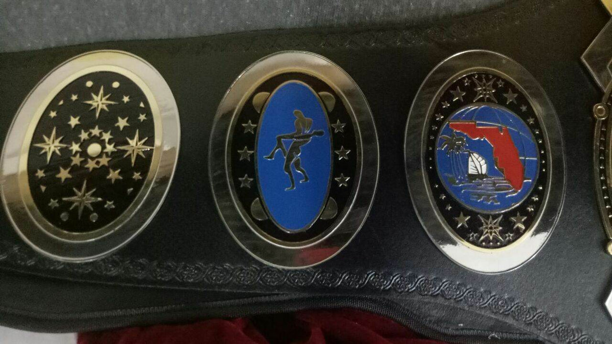 New Florida Heavyweight Wrestling Champion Inspired Title Belt - photo 5 of 5 | Brex International