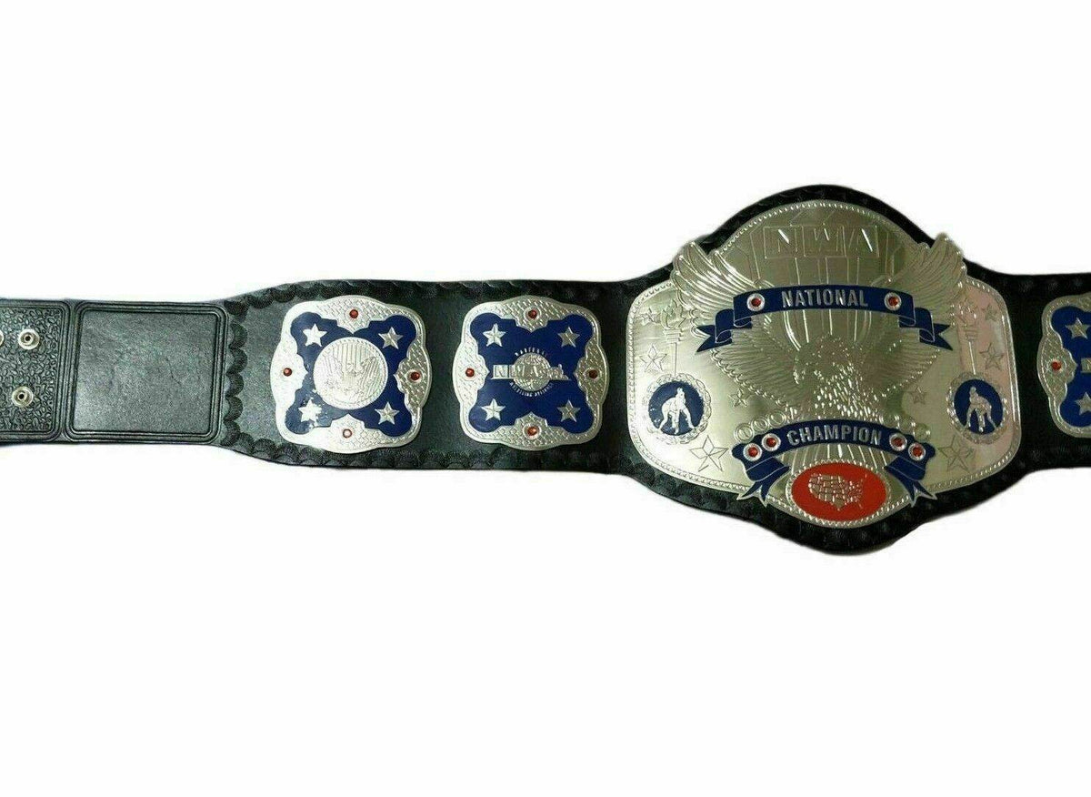 New NWA National Wrestling Championship Inspired Collectible Title Belt - photo 3 of 3 | Brex International
