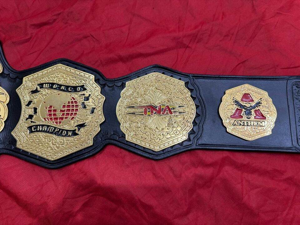 New TNA WORLD Wrestling Championship Inspired Title Belt - photo 9 of 9 | Brex International