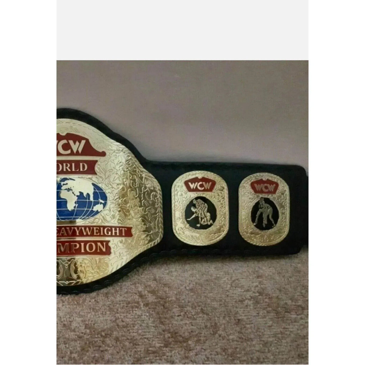 New WCW World Light Heavyweight Wrestling Championship Inspired Belt - photo 3 of 3 | Brex International