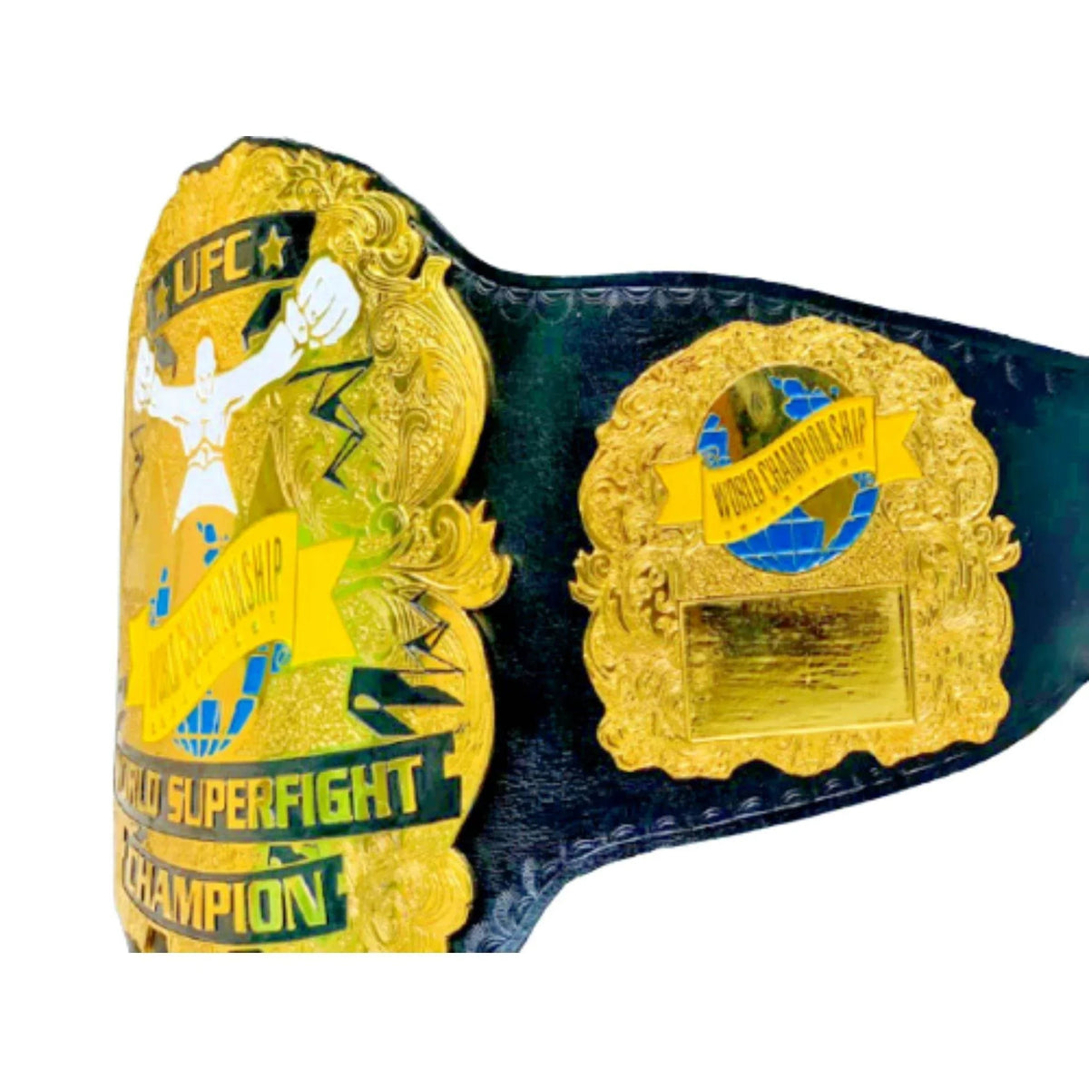Old UFC MMA Ultimate World SUPERFIGHT Championship Inspired Title Belt - photo 3 of 3 | Brex International