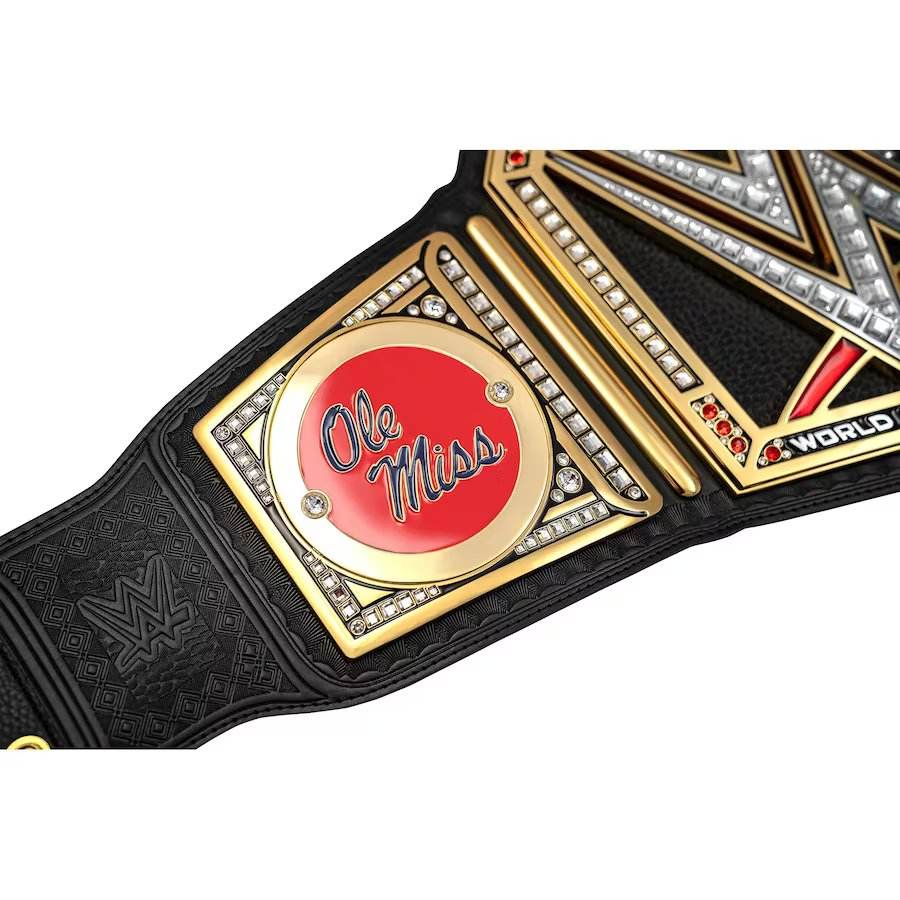 Ole Miss Rebels WWE Championship Inspired Collectible Title Belt - photo 4 of 4 | Brex International