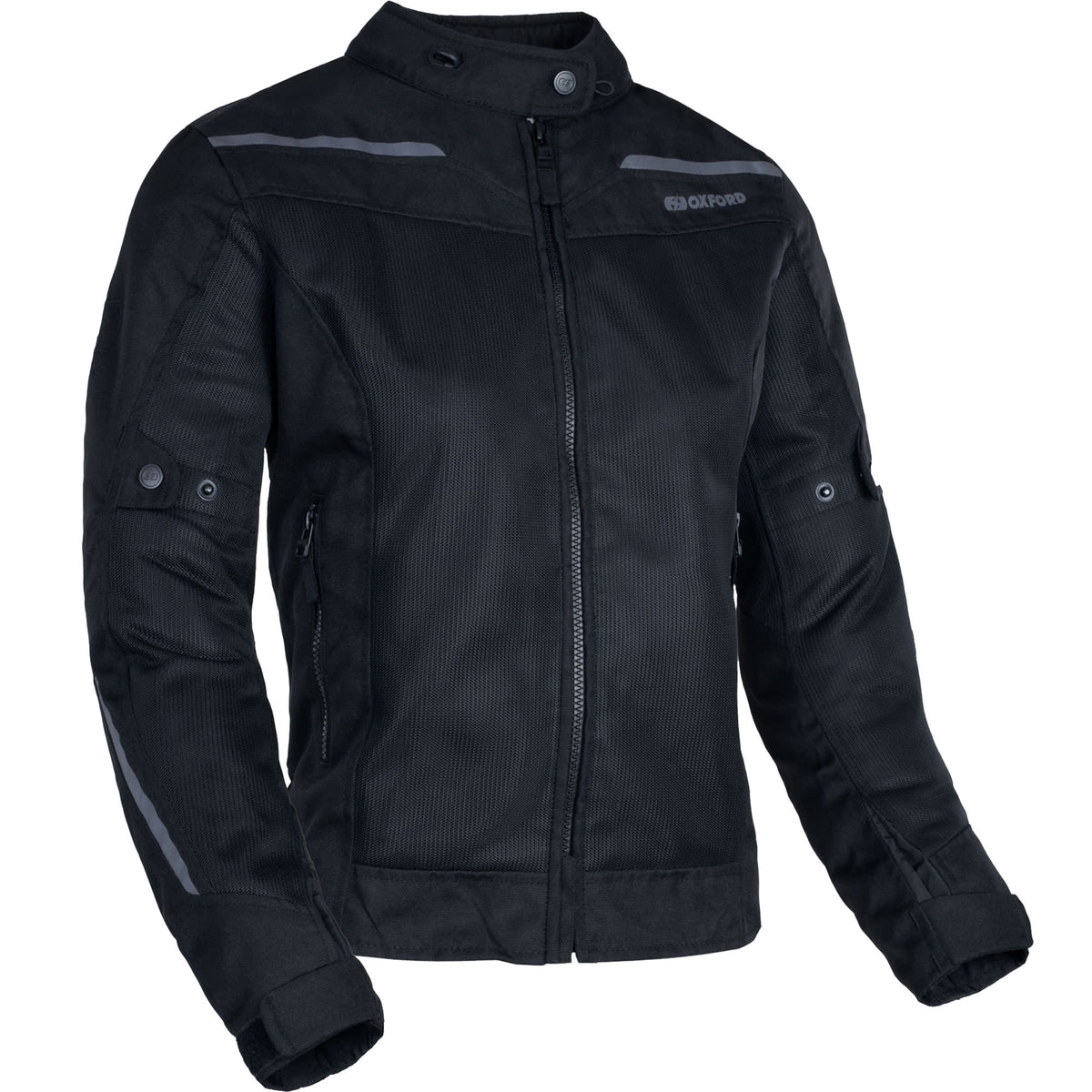 Oxford Ladies Arizona 1.0 Air Textile Jacket - Stealth Black - Oxford motorcycle jacket, view 1