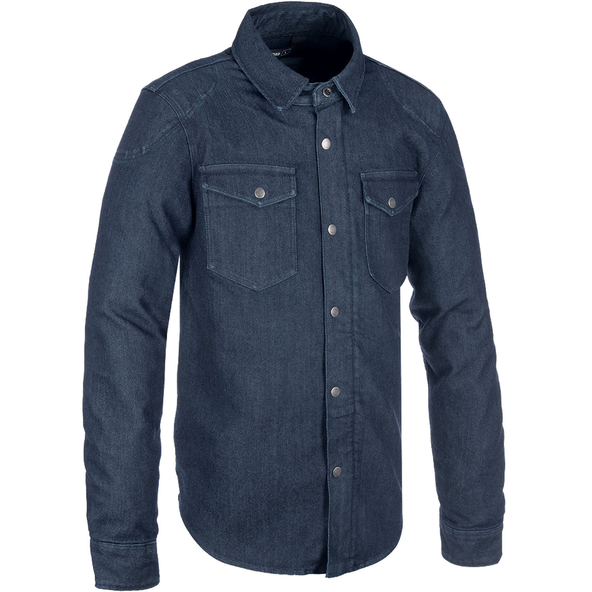 Oxford Original Approved AA Riding Shirt - Indigo - Oxford motorcycle riding shirt, view 1