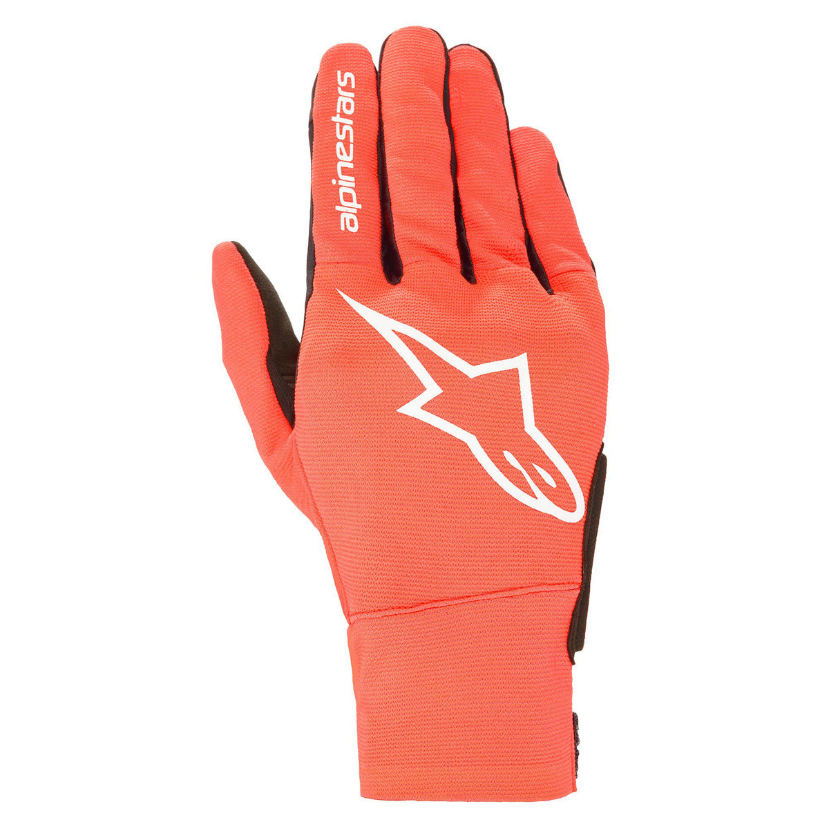 Reef Gloves - Red Fluorescent/White/Black - Alpinestars motorcycle gloves, view 3