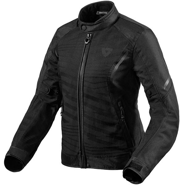 Rev'it Ladies Torque 2 H2O Textile Jacket - Black - Rev'it motorcycle jacket, view 1