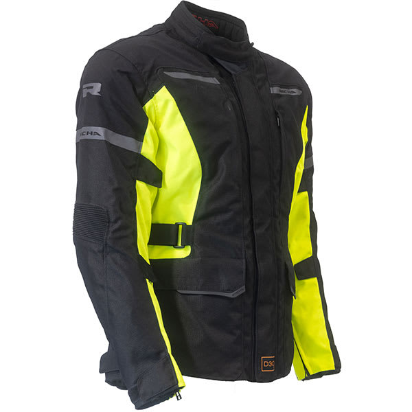 Richa Phantom Prime Textile Jacket - Black / Fluo Yellow - Richa motorcycle jacket, view 1