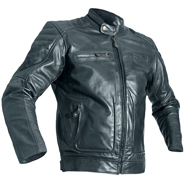 RST Roadster 2 CE Leather Jacket - Vintage Black - RST motorcycle jacket, view 1