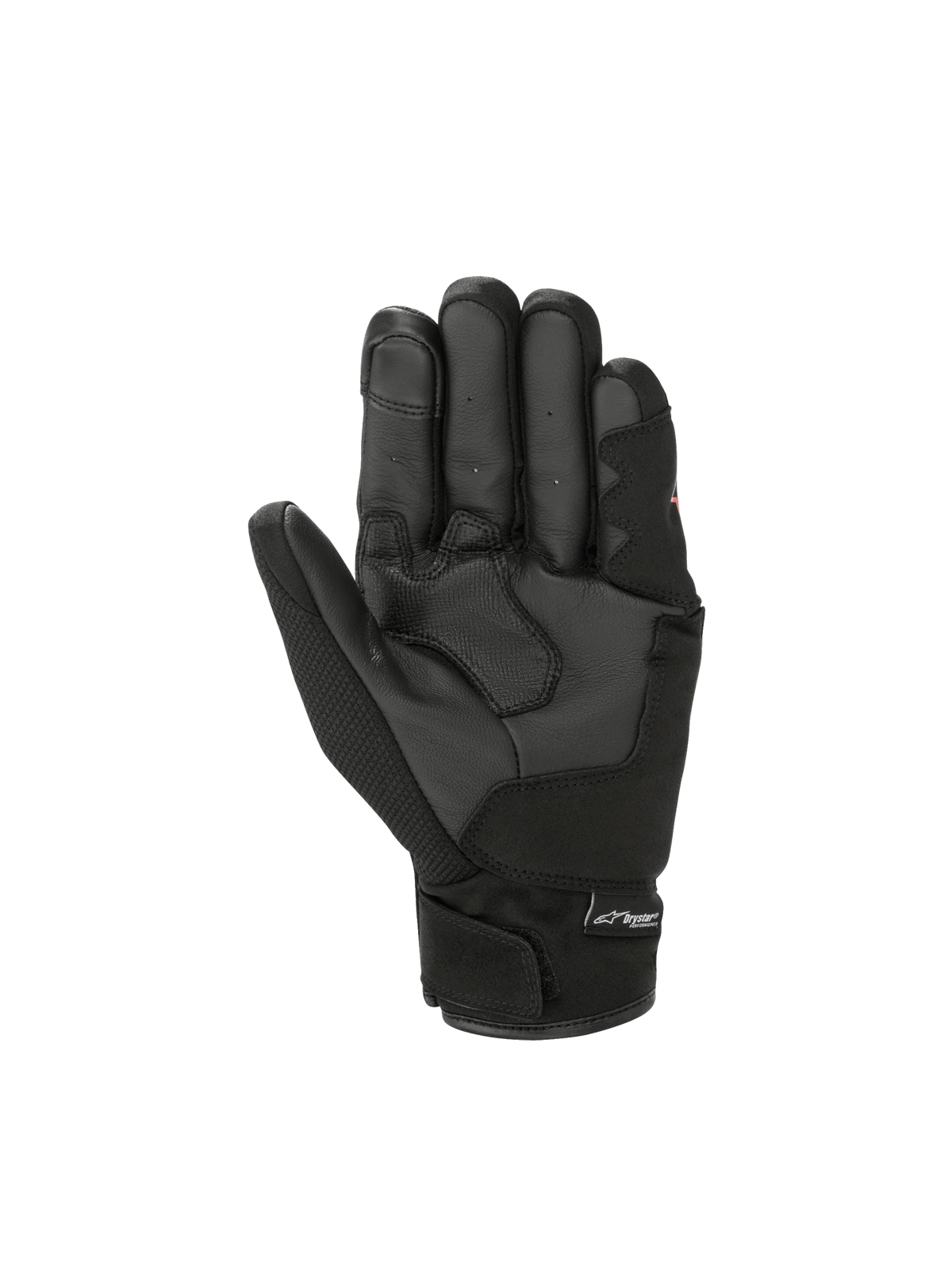 S-Max Drystar® Gloves - Black/Red Fluorescent - Alpinestars motorcycle gloves, view 2