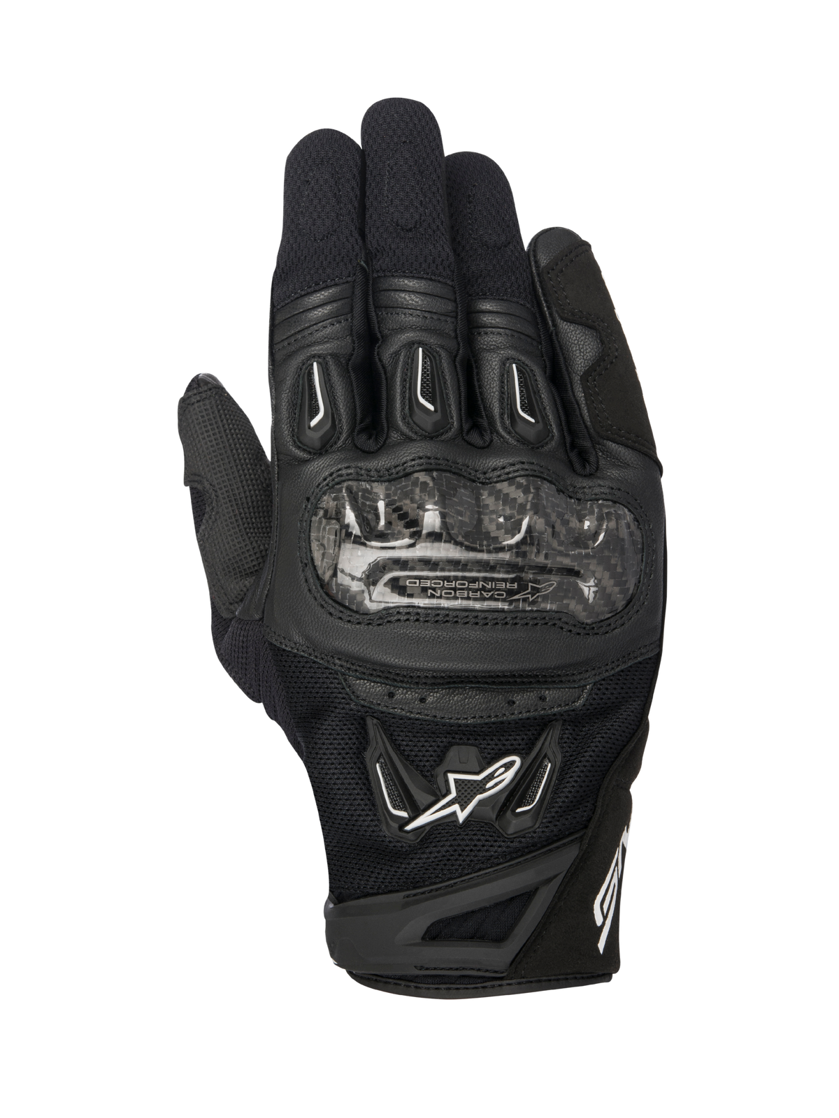 SMX-2 Air Carbon V2 Gloves - Black - Alpinestars motorcycle gloves, view 1