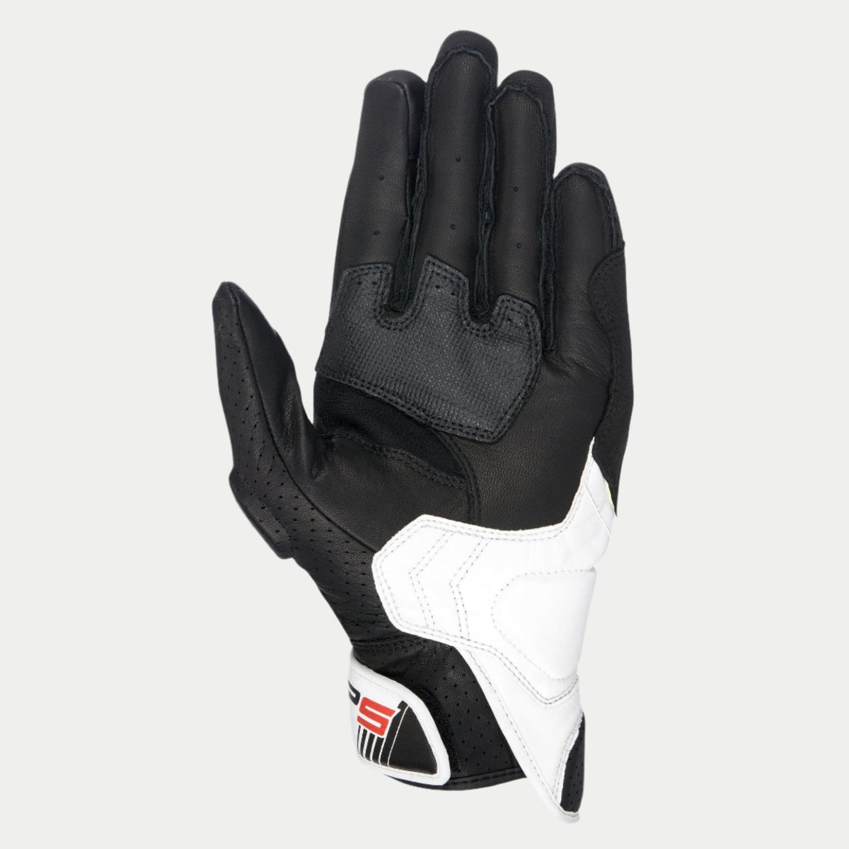 SP-5 Gloves - Black/White/Red - Alpinestars motorcycle gloves, view 2