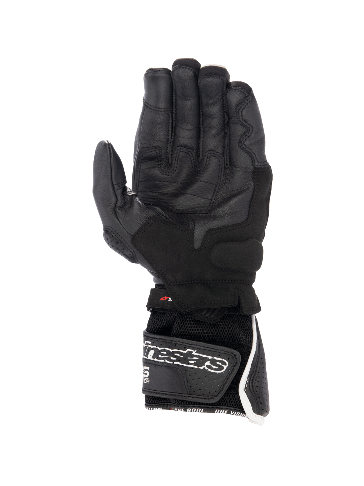SP-8 V3 Air Gloves - Black/White/Bright Red - Alpinestars motorcycle gloves, view 2