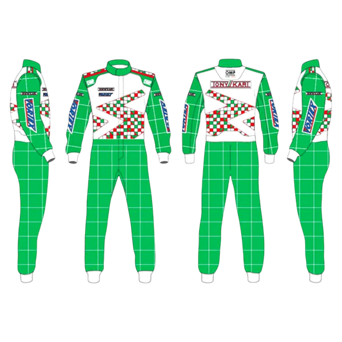 Tony Kart Sublimation Printed Go Karting Driver Suit – Pro Overall - go-kart racing suit, view 7 | Brex International