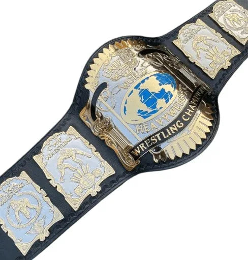 USWA Unified World Heavyweight Wrestling Championship Inspired Belt - photo 4 of 4 | Brex International