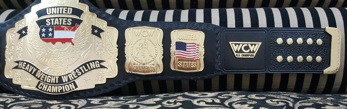 WCW United States Heavyweight Wrestling Championship Inspired Belt - photo 7 of 7 | Brex International