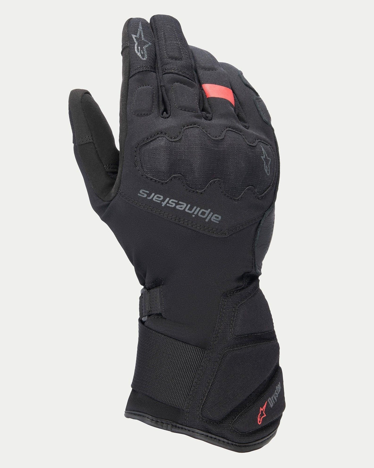 Women Stella Tourer W-7 V2 Drystar® Gloves - Black - Alpinestars motorcycle gloves, view 3