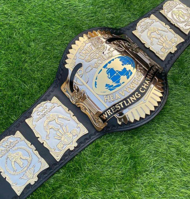 World Heavyweight Unified Wrestling Championship Inspired Title Belt - photo 4 of 4 | Brex International