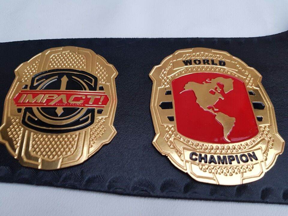 World Impact Heavyweight Wrestling Championship Inspired Collectible Belt - photo 6 of 6 | Brex International