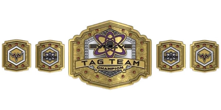 WWE Evolve Tag Team Championship Inspired Belt - photo 2 of 2 | Brex International
