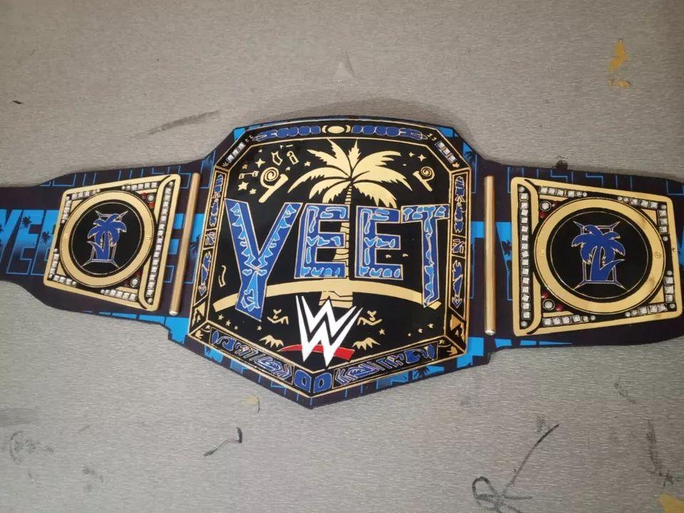 WWE Jey Uso YEET Championship Inspired Collectible Title Belt - photo 9 of 9 | Brex International