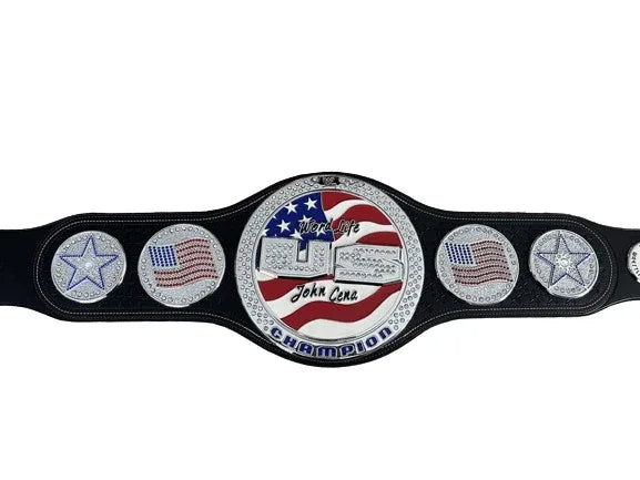 WWE John Cena US Spinner Championship Inspired Title Belt - photo 6 of 6 | Brex International