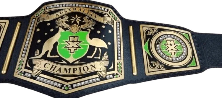 WWE NXT Australian Heavyweight Championship Inspired Title Belt - photo 3 of 3 | Brex International