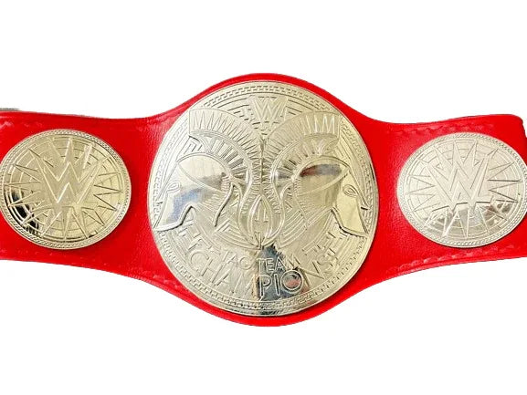 WWE Red Tag Team Championship Inspired Belt - photo 4 of 4 | Brex International