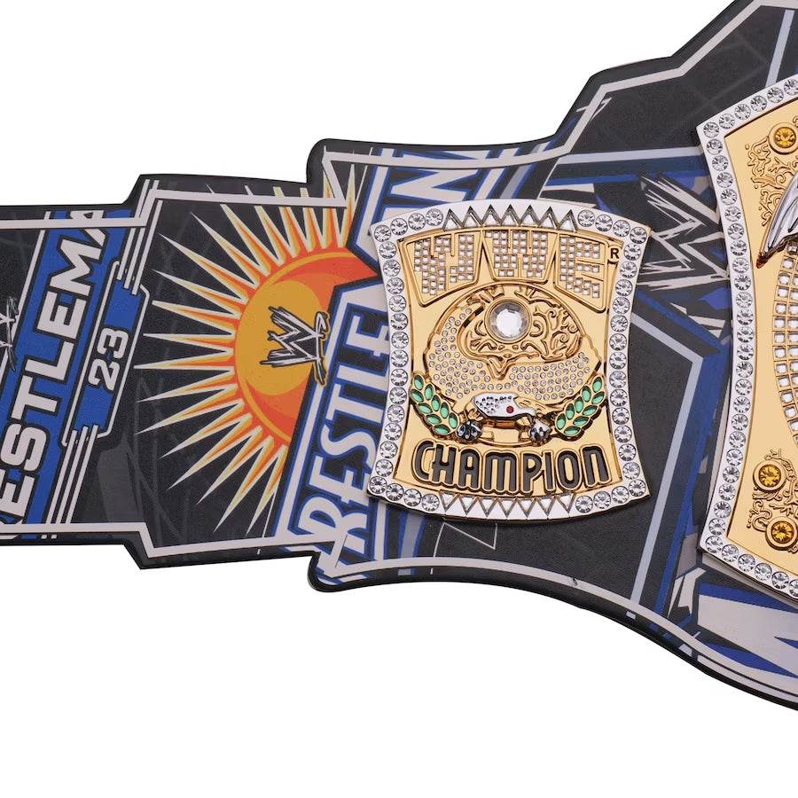 WWE Spinner 40 Years Of WrestleMania Inspired Collectible Title Belt - photo 5 of 5 | Brex International
