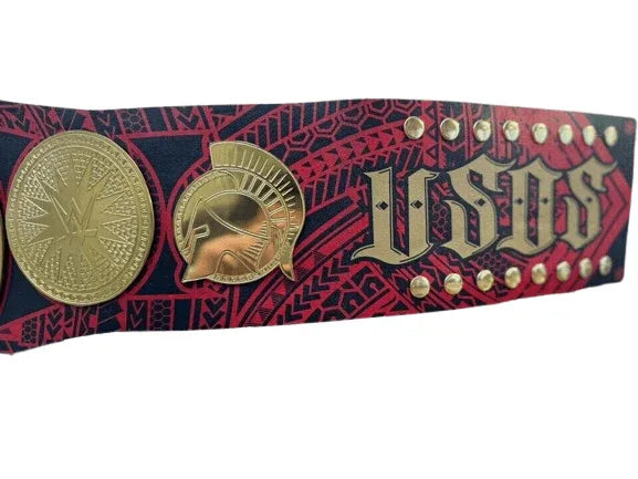 WWE USOS Tag Team Championship Inspired Collectible Title Belt - photo 4 of 4 | Brex International