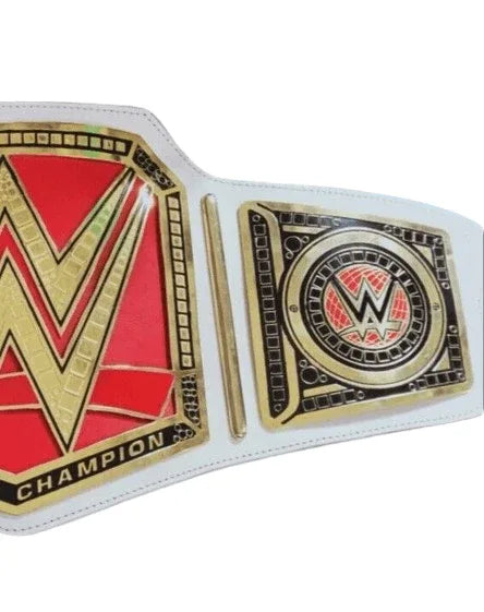 WWE Women Wrestling Championship White & Red Inspired Belt - photo 3 of 3 | Brex International