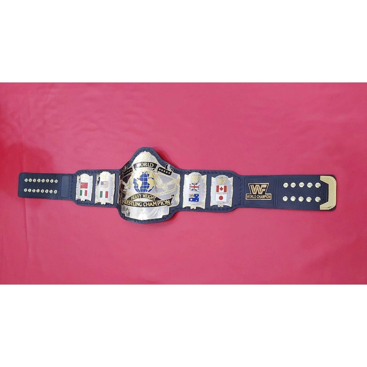 WWF Hulk Hogan 86 Wrestling Championship Inspired Collectible Title Belt - photo 6 of 6 | Brex International