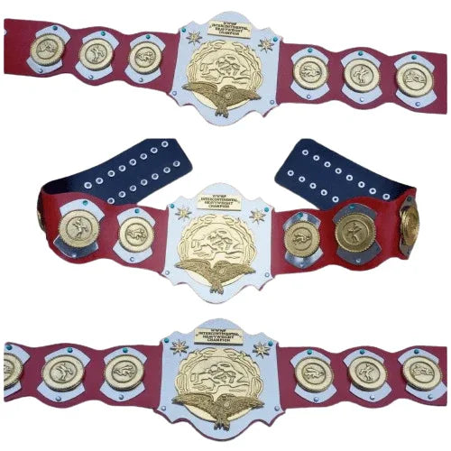 WWWF Patterson Intercontinental Heavyweight Championship Inspired Title Belt - photo 1 of 1 | Brex International