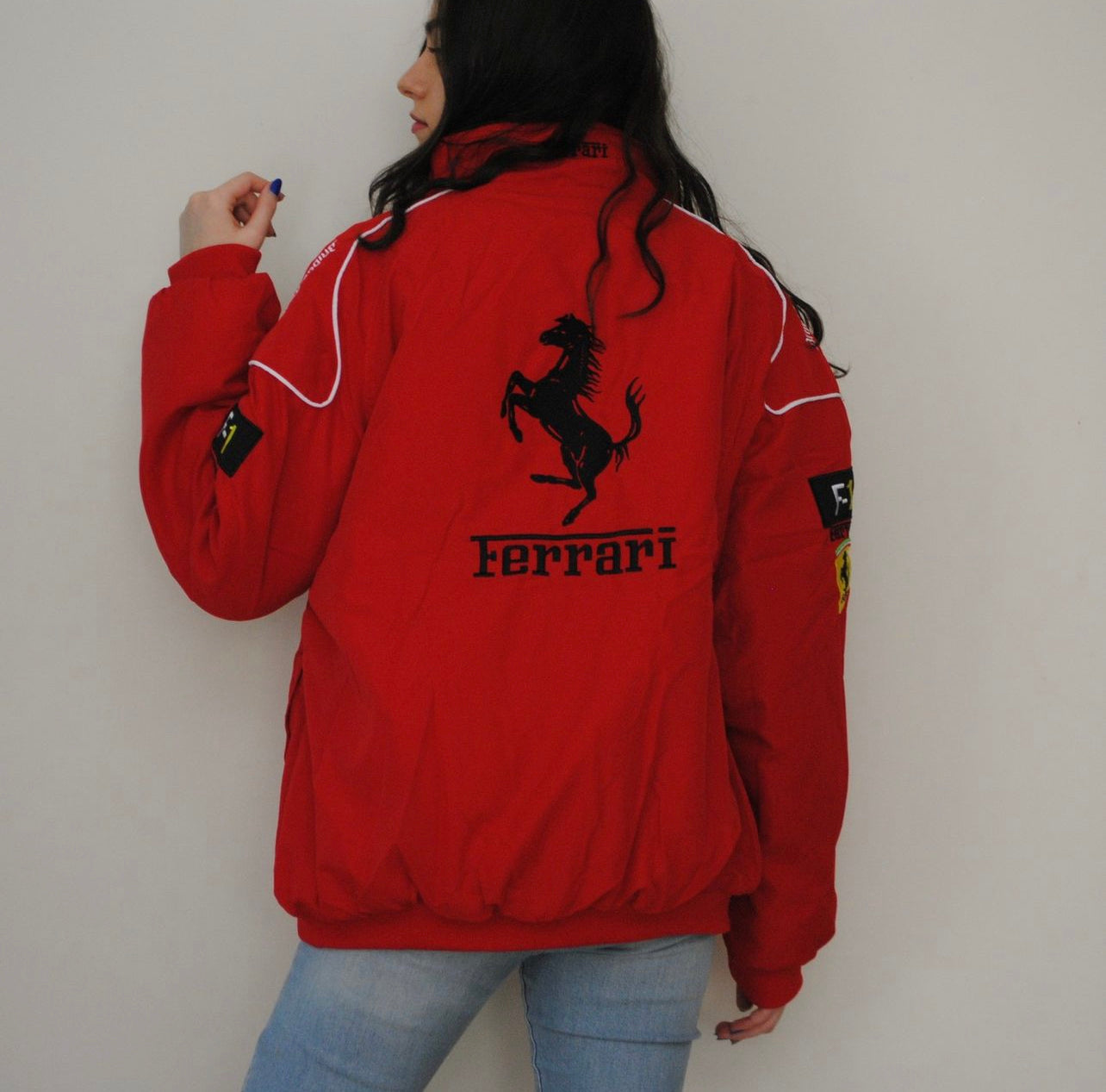 Ferrari Scuderia Red Vintage Jacket